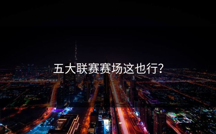 五大联赛赛场这也行? 五大联赛赛场这也行?